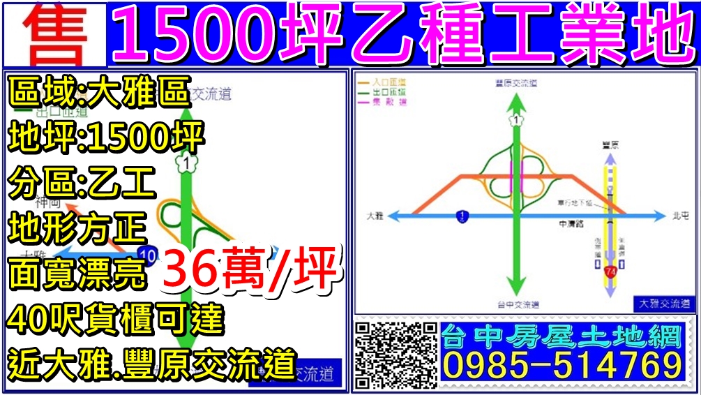 台中市大雅區其他工業用地